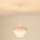 Brilagi - Lühter ALASKA LUNETA 1xE27/15W/230V d. 25 cm hall/kreemikas
