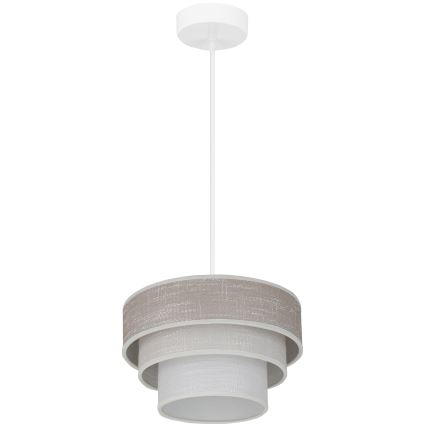 Brilagi - Lühter ALASKA LUNETA 1xE27/15W/230V d. 25 cm hall/kreemikas