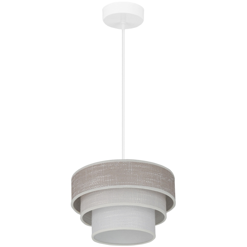 Brilagi - Lühter ALASKA LUNETA 1xE27/15W/230V d. 25 cm hall/kreemikas