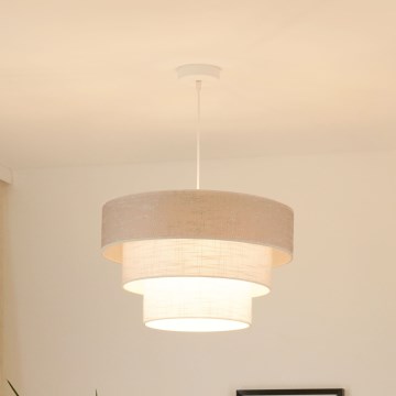 Brilagi - Lühter ALASKA LUNETA 1xE27/15W/230V d. 45 cm hall/kreemikas