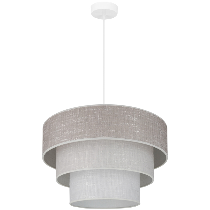 Brilagi - Lühter ALASKA LUNETA 1xE27/15W/230V d. 45 cm hall/kreemikas
