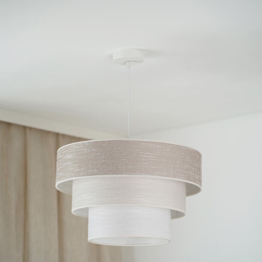 Brilagi - Lühter ALASKA LUNETA 1xE27/15W/230V d. 45 cm hall/kreemikas