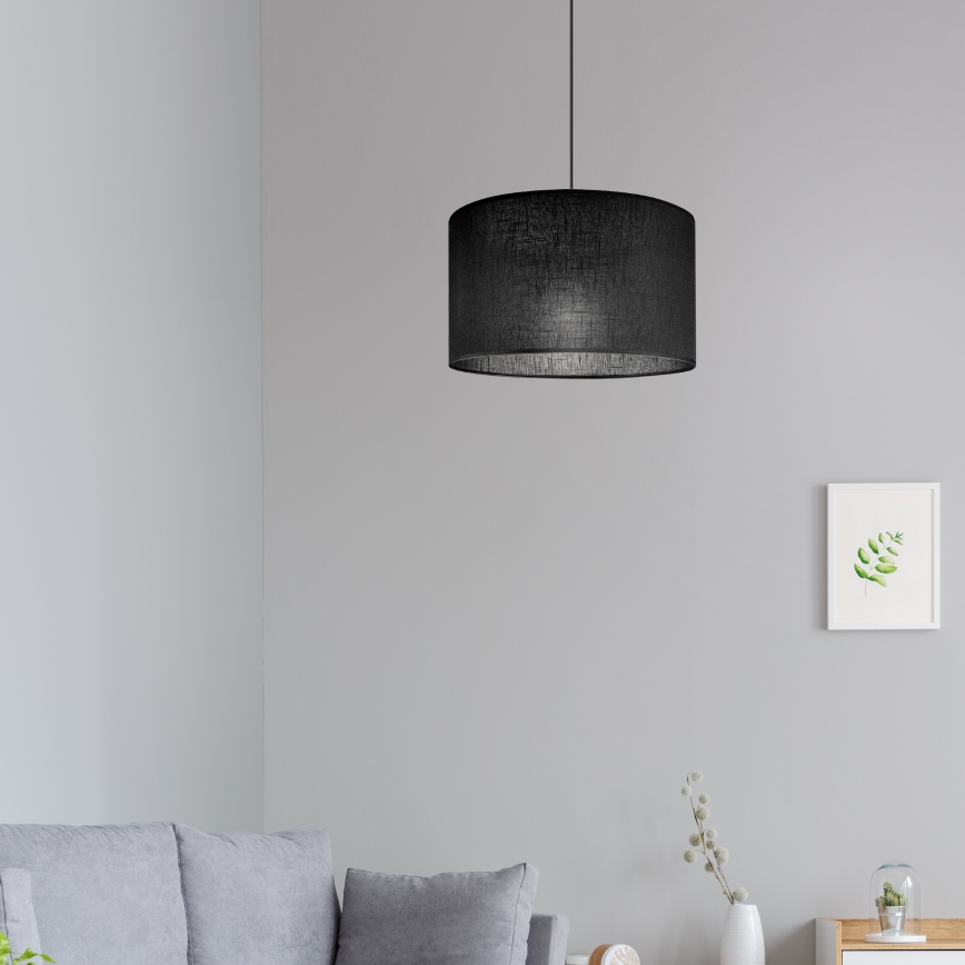 Brilagi - Lühter ANTHONY 1xE27/60W/230V tamm pähklipuu/must