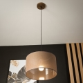 Brilagi - Lühter ANTHONY 1xE27/60W/230V tamm pähklipuu/pruun