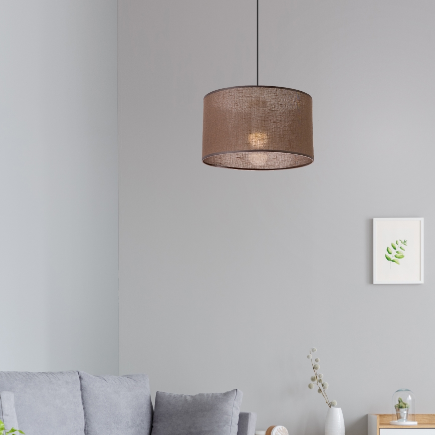 Brilagi - Lühter ANTHONY 1xE27/60W/230V tamm/pruun