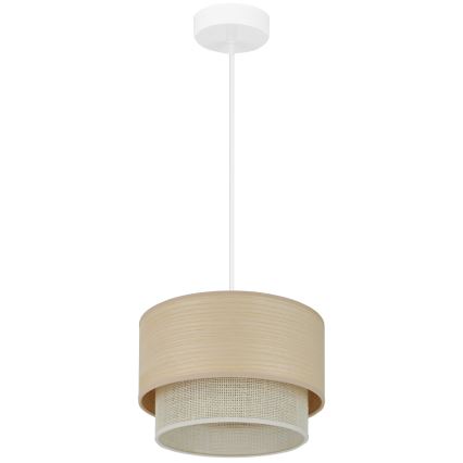 Brilagi - Lühter ARIZONA BOHO 1xE27/15W/230V d. 25 cm beež/valge