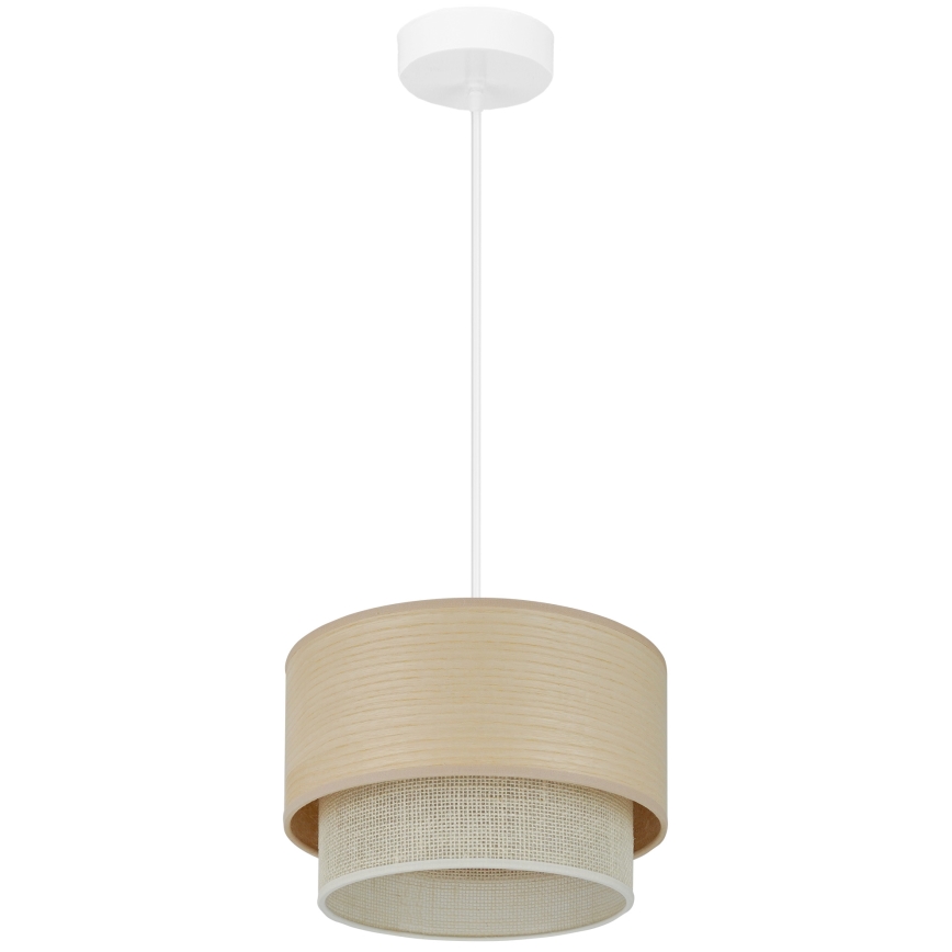 Brilagi - Lühter ARIZONA BOHO 1xE27/15W/230V d. 25 cm beež/valge
