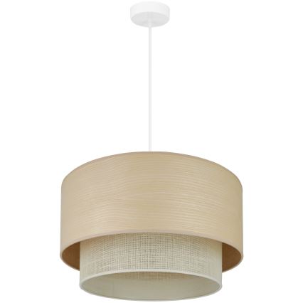 Brilagi - Lühter ARIZONA BOHO 1xE27/15W/230V d. 45 cm beež/valge
