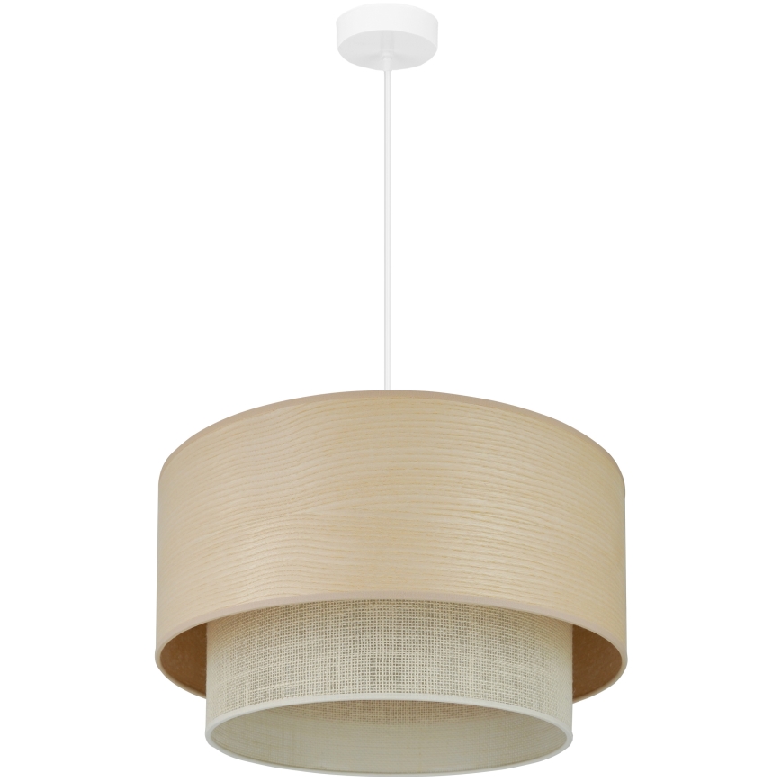 Brilagi - Lühter ARIZONA BOHO 1xE27/15W/230V d. 45 cm beež/valge