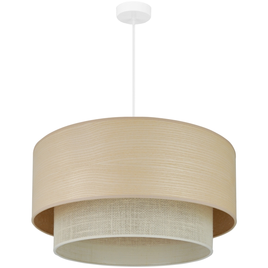 Brilagi - Lühter ARIZONA BOHO 1xE27/15W/230V d. 60 cm beež/valge