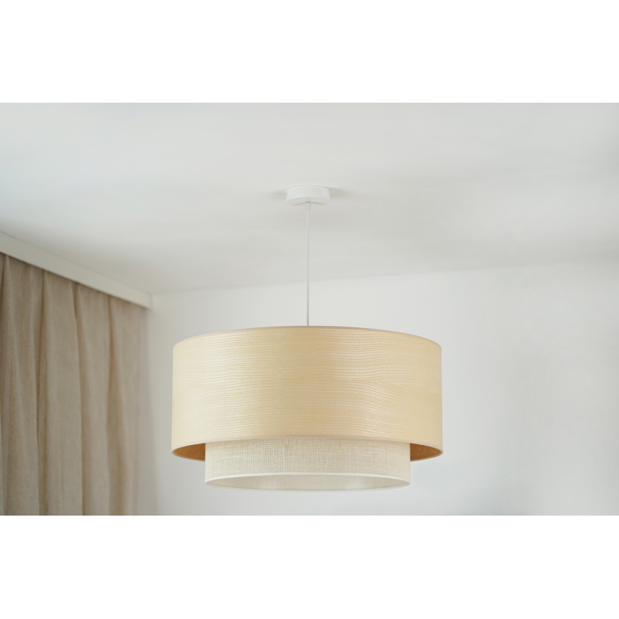 Brilagi - Lühter ARIZONA BOHO 1xE27/15W/230V d. 60 cm beež/valge