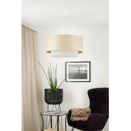 Brilagi - Lühter ARIZONA BOHO 1xE27/15W/230V d. 60 cm beež/valge