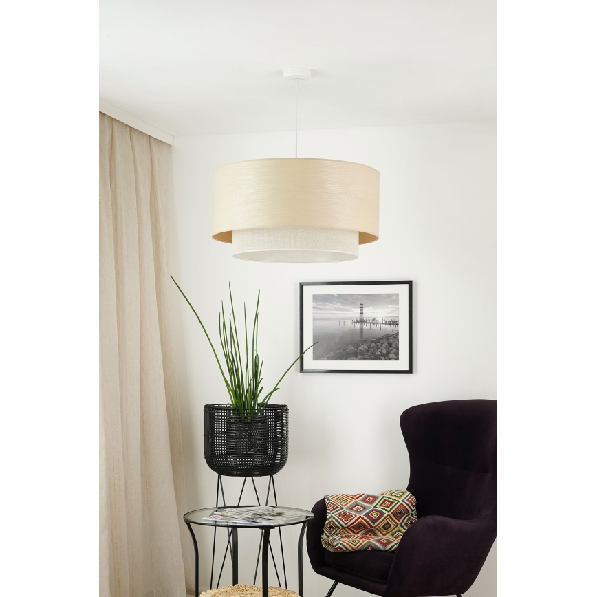 Brilagi - Lühter ARIZONA BOHO 1xE27/15W/230V d. 60 cm beež/valge