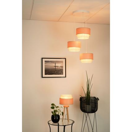 Brilagi - Lühter ARIZONA BOHO 3xE27/15W/230V beež/valge