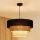 Brilagi - Lühter ASPEN LUNETA 1xE27/15W/230V d. 45 cm must/beež/kreemikas