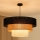 Brilagi - Lühter ASPEN LUNETA 1xE27/15W/230V d. 60 cm must/beež/kreemikas
