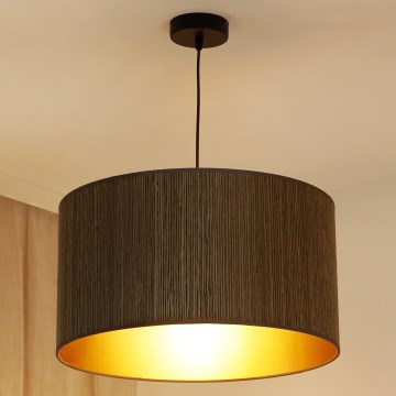 Brilagi - Lühter BOSTON ROLLER 1xE27/15W/230V d. 45 cm kõrs pruun/kuldne