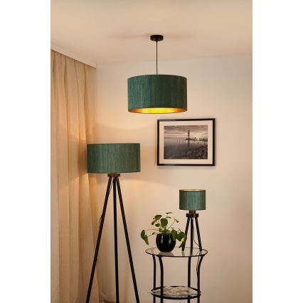 Brilagi - Lühter BOSTON ROLLER 1xE27/15W/230V d. 45 cm kõrs roheline/kuldne