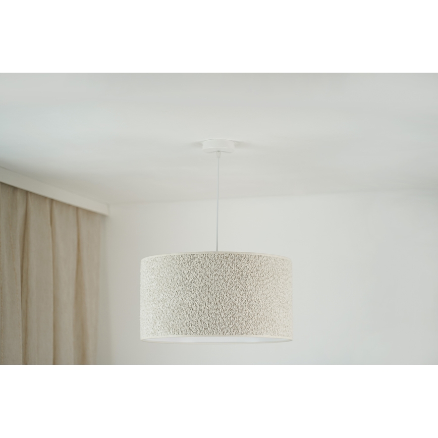 Brilagi - Lühter BOUCLE ROLLER 1xE27/15W/230V d. 45 cm kreemikas