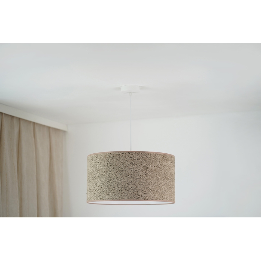 Brilagi - Lühter BOUCLE ROLLER 1xE27/15W/230V d. 45 cm pruun