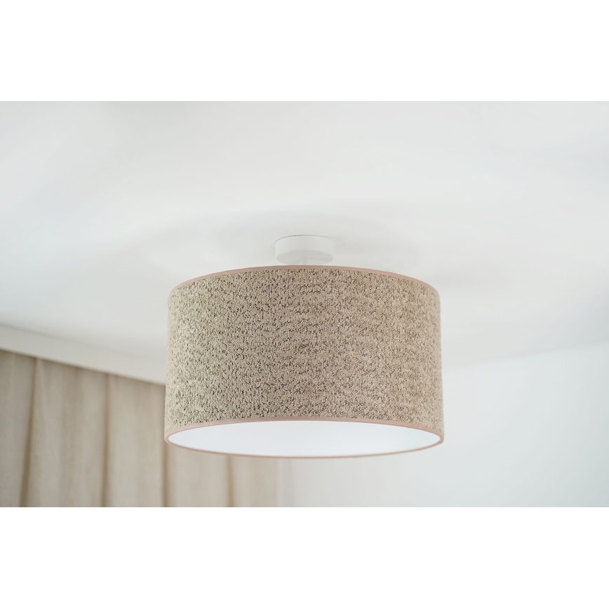 Brilagi - Lühter BOUCLE ROLLER 1xE27/15W/230V d. 45 cm pruun