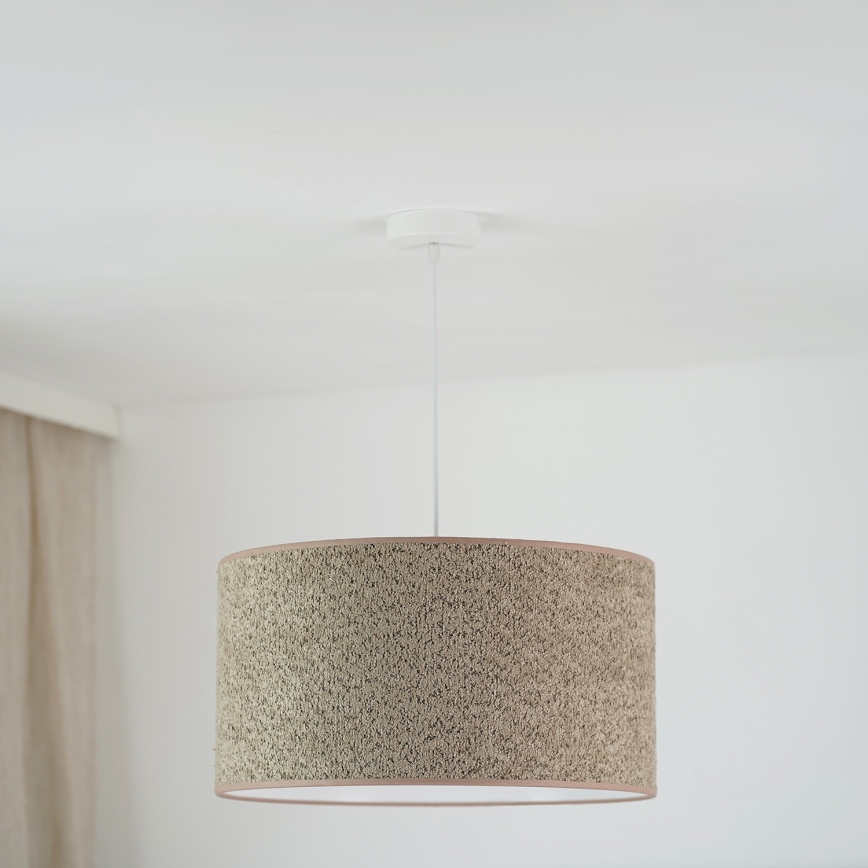 Brilagi - Lühter BOUCLE ROLLER 1xE27/15W/230V d. 50 cm pruun
