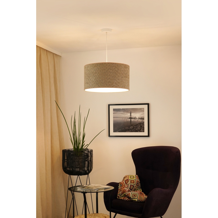 Brilagi - Lühter BOUCLE ROLLER 1xE27/15W/230V d. 50 cm pruun