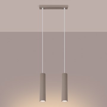 Brilagi - Lühter CRESTO 2xGU10/10W/230V taupe