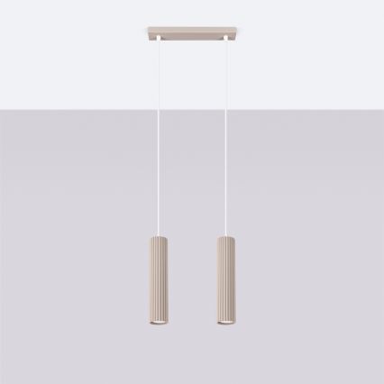 Brilagi - Lühter CRESTO 2xGU10/10W/230V taupe