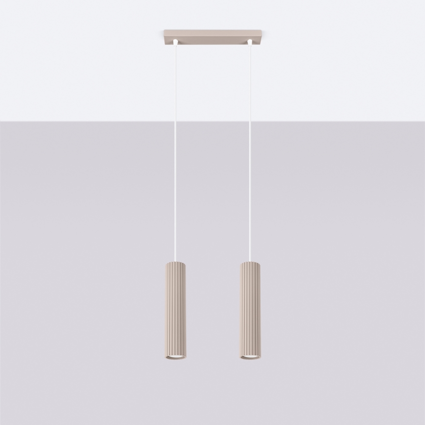 Brilagi - Lühter CRESTO 2xGU10/10W/230V taupe