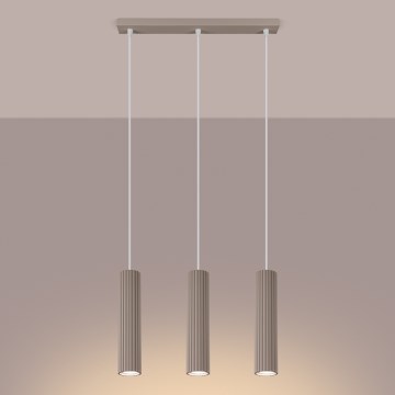 Brilagi - Lühter CRESTO 3xGU10/10W/230V taupe
