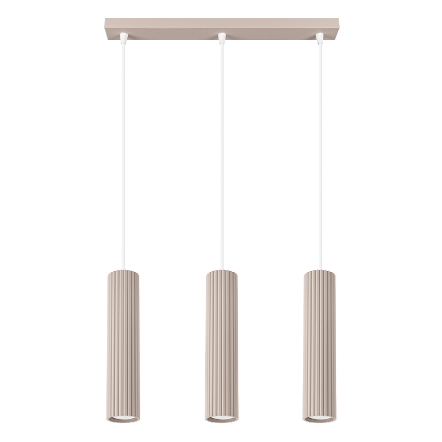 Brilagi - Lühter CRESTO 3xGU10/10W/230V taupe