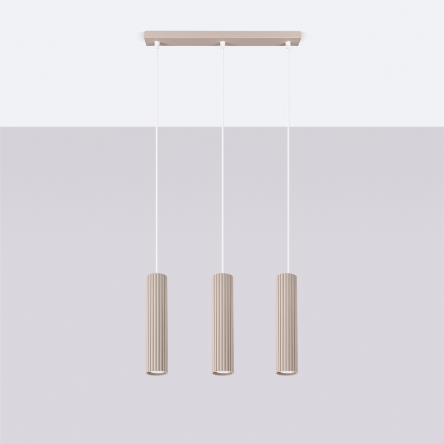 Brilagi - Lühter CRESTO 3xGU10/10W/230V taupe