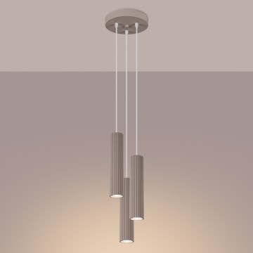 Brilagi - Lühter CRESTO 3xGU10/10W/230V taupe