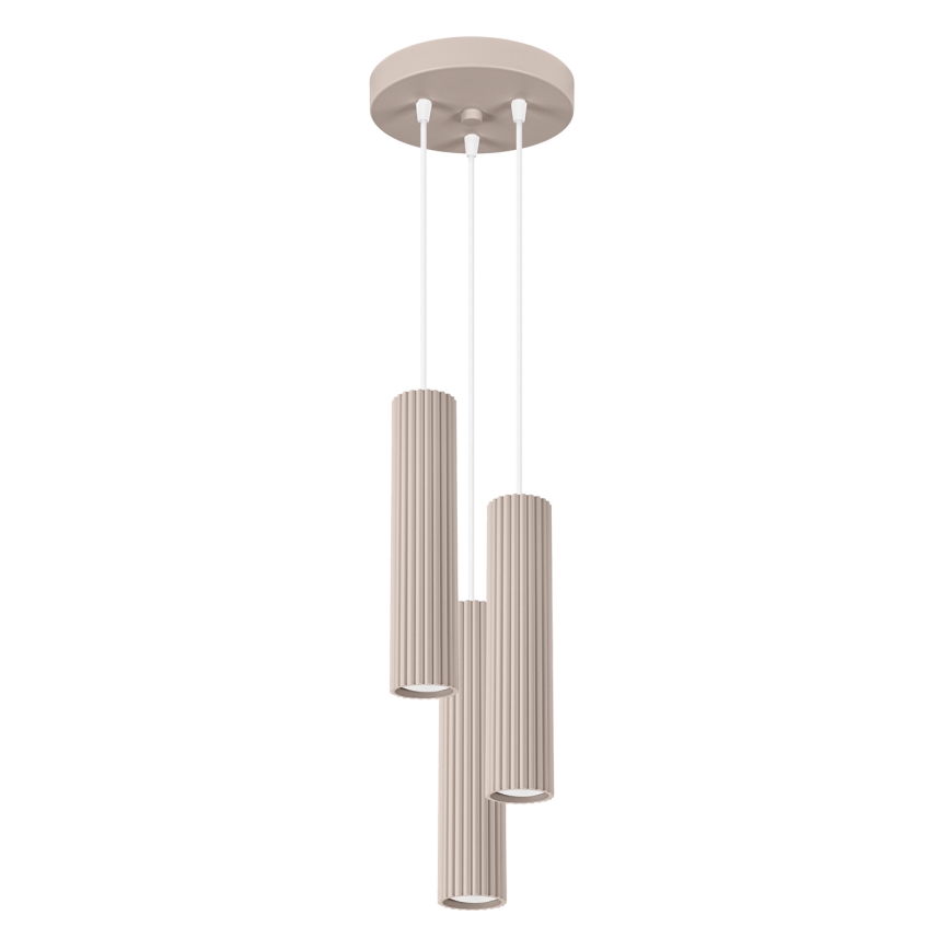 Brilagi - Lühter CRESTO 3xGU10/10W/230V taupe