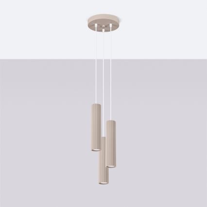 Brilagi - Lühter CRESTO 3xGU10/10W/230V taupe