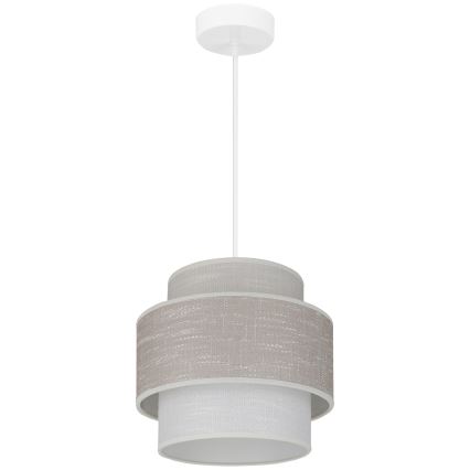 Brilagi - Lühter DOVER SPACE 1xE27/15W/230V d. 25 cm hall/kreemikas