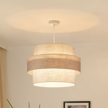 Brilagi - Lühter DOVER SPACE 1xE27/15W/230V d. 50 cm hall/kreemikas