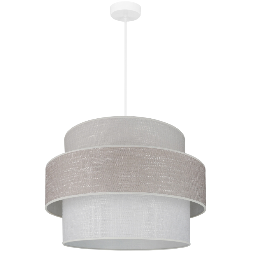 Brilagi - Lühter DOVER SPACE 1xE27/15W/230V d. 50 cm hall/kreemikas