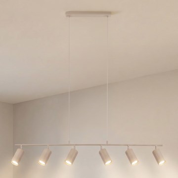 Brilagi - Lühter kaablil SELE 6xGU10/30W/230V beež