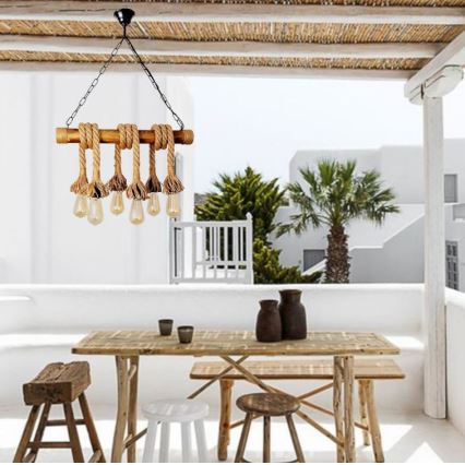 Brilagi - Lühter KOS 6xE27/60W/230V pöök