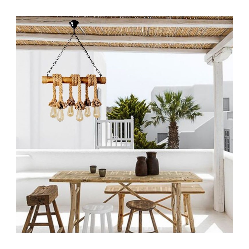 Brilagi - Lühter KOS 6xE27/60W/230V pöök