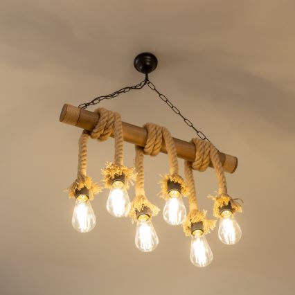Brilagi - Lühter KOS 6xE27/60W/230V pöök