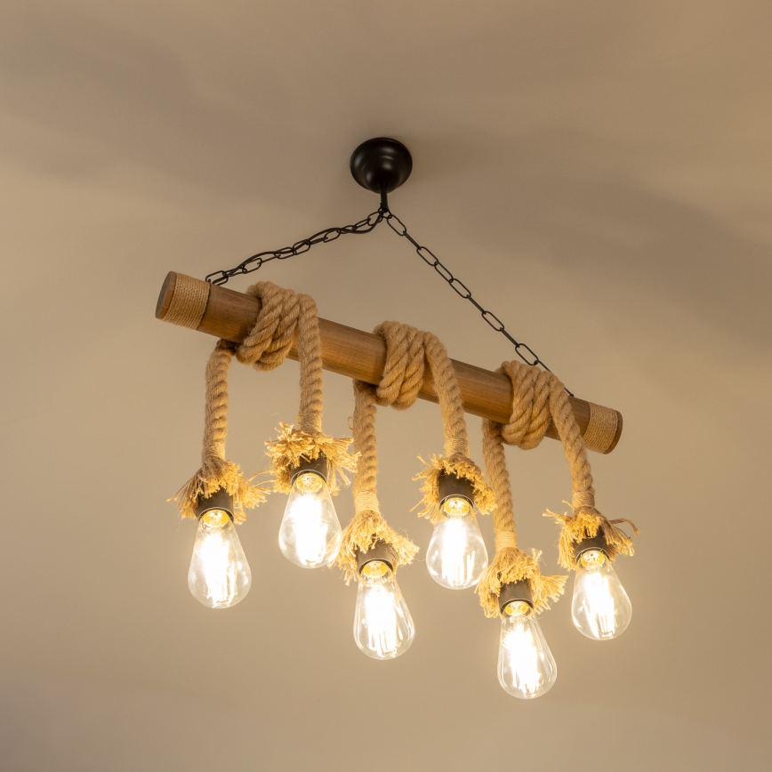 Brilagi - Lühter KOS 6xE27/60W/230V pöök