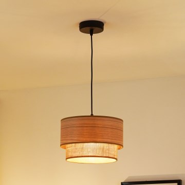 Brilagi - Lühter MONTANA BOHO 1xE27/15W/230V d. 25 cm pruun/must