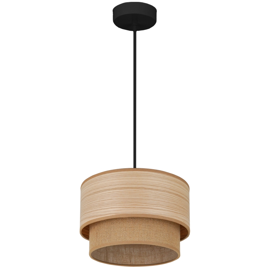 Brilagi - Lühter MONTANA BOHO 1xE27/15W/230V d. 25 cm pruun/must