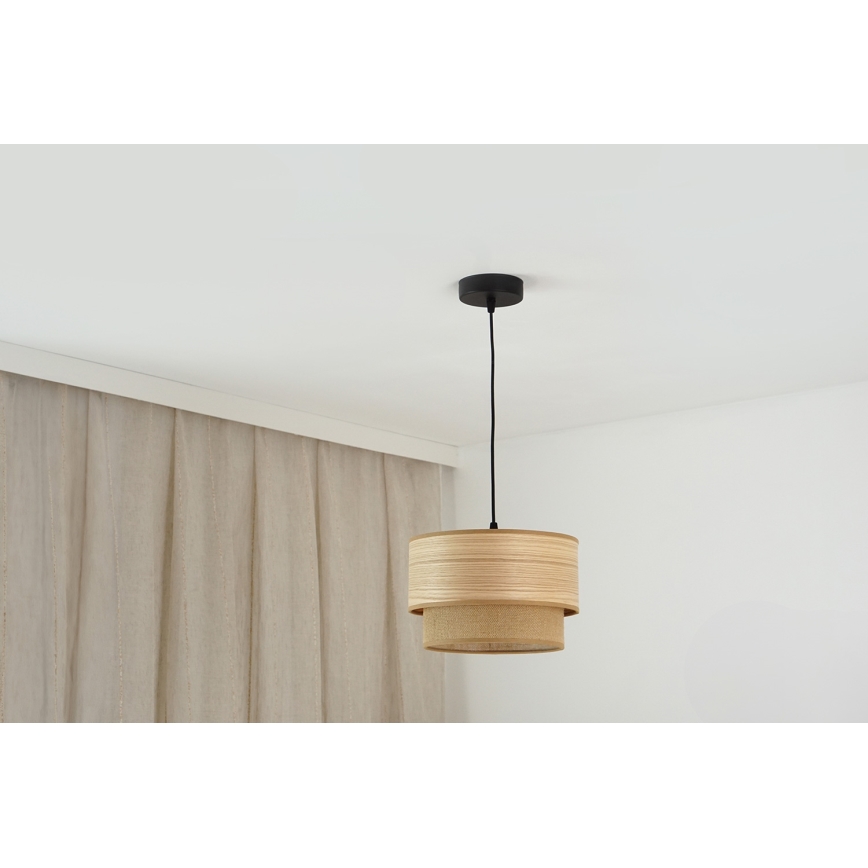Brilagi - Lühter MONTANA BOHO 1xE27/15W/230V d. 25 cm pruun/must
