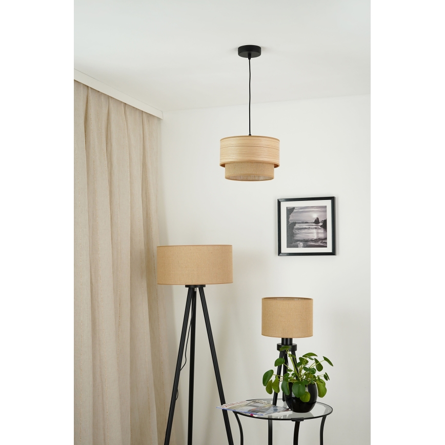 Brilagi - Lühter MONTANA BOHO 1xE27/15W/230V d. 25 cm pruun/must
