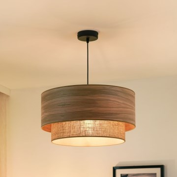 Brilagi - Lühter MONTANA BOHO 1xE27/15W/230V d. 45 cm pruun/must