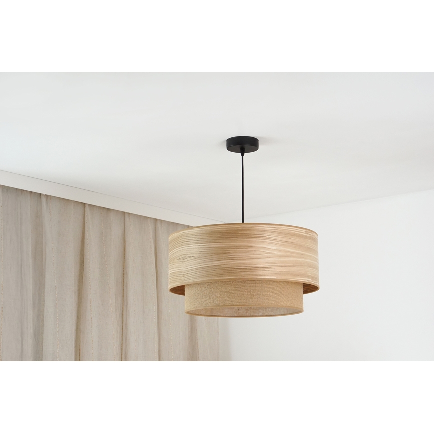 Brilagi - Lühter MONTANA BOHO 1xE27/15W/230V d. 45 cm pruun/must